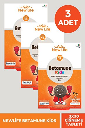 Betamune Kids 30 Yumuşak Kapsül 3 Adet