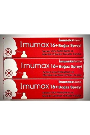 Imumax Boğaz Spreyi 30 Ml*3 Adet