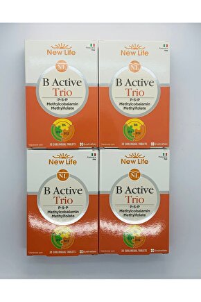 B Active Trio 30 Dilaltı Tablet 4 Adet