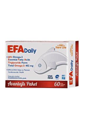Efa Daily Avantajlı Paket 60 Kapsül 7640128141136