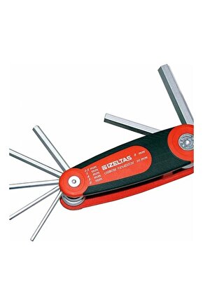 İzeltaş 4912000007 Kaset Allen Anahtar Takımı 7 Parça (1,5 MM - 6 MM)