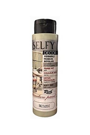 Selfy Decor Vernikli Mobilya Boyası 500 cc Ihlamur 5842