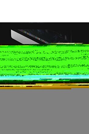 Laptop Sehpası RGB Işıklı Mönitör Standı Ekran Altlığı 4 Usb Hub Telefon Tutuculu BEYAZ