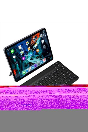 Redmi Pad SE 11 Tablet İçin Uyumlu Bluetooth Tablet Klavyesi Mini Slim Şarjlı Kablosuz