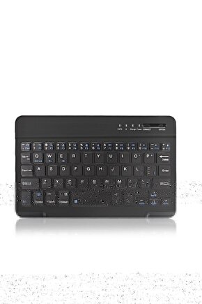 Philips M10 Pro Uyumlu Bleutooth Tablet Klavyesi Mini Slim Şarjlı Kablosuz