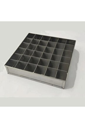 Narkalıp Brownie  Kek Kalıbı Çap 20 x 20cm 36 Dilim