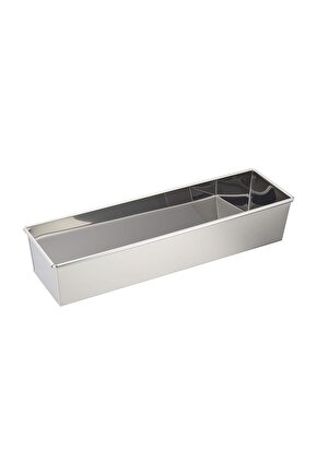 Narkalıp Paslanmaz Çelik Baton Kek Pasta Kalıbı 28x10cm Derinlik 6cm