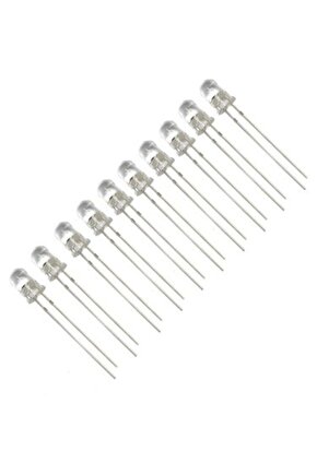 10 Adet 5mm Beyaz Led