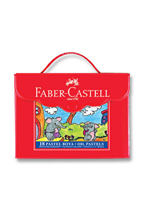 Pastel Boya Plastik Çantalı 18 Renk 125119