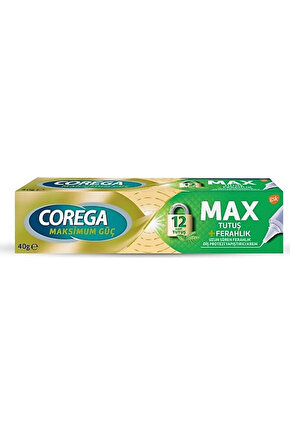 Max Tutuş + Ferahlık Diş Protez Yapıştırıcı Krem 40 G