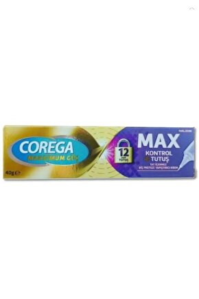 Maksimum Kontrol Tutuş+ Kalkan Yapıştırıcı Krem 40 gr