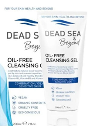 DeadSea Beyond Yağlı Ciltlere Uygun Yıkama jeli 200 ml