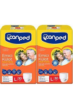 STD Canped Emici Külot Hasta Bezi Dev Eko Pk 60 Adet Büyük (2PK*30) ( TEKLİDİR )