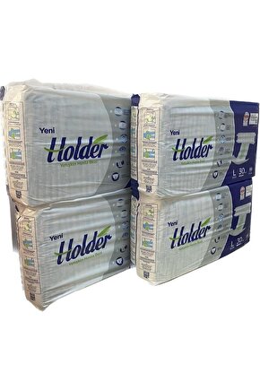 Hasta Bezi Yetişkin Bel Bantlı Large 30lu 4 Paket 120 Adet.