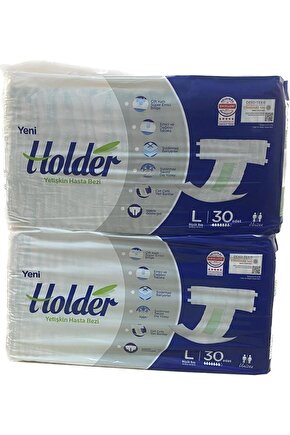 Yetişkin Hasta Bezi Bel Bantlı Large 30lu 2 Paket 60 Adet.
