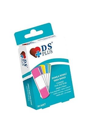 DAMLA SAĞLIK PLUS YARA BANDI RENKLİ 20Lİ