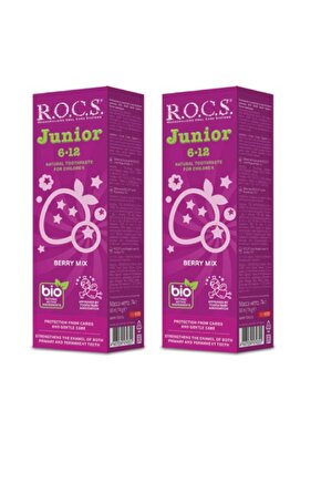 Rocs Junior 6-12 Orman Meyveli Özlü Diş Macunu 74 gr 2li Avantaj Paket