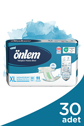 Hasta Bezi Bel Bantlı Tekstil Yüzey Xl Ekstra Büyük (30 ADET)