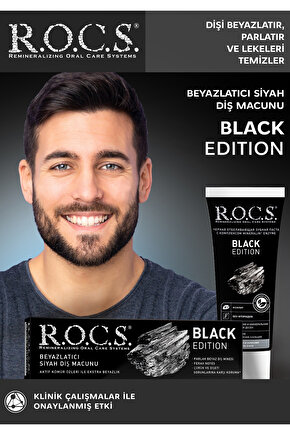 Rocs Black Edition Diş Macunu 60 Ml