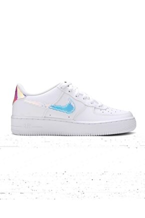 Air Force 1 Lv8 digital Swoosh Kadın Sneaker