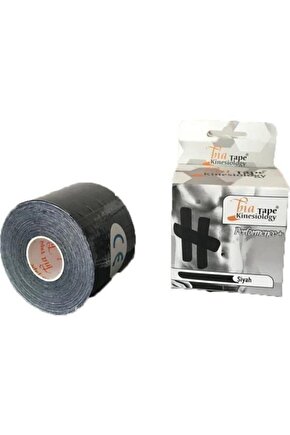 Bia Tape Kinesio Kinesiology 5cmx5m Siyah Ağrı Sporcu Bandı