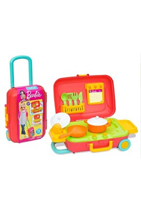 Barbıe Mutfak Set Bavulum Dede-03478