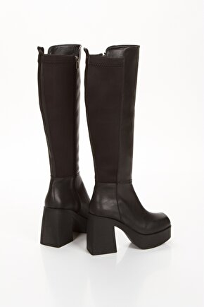 Platform Topuklu Çizme