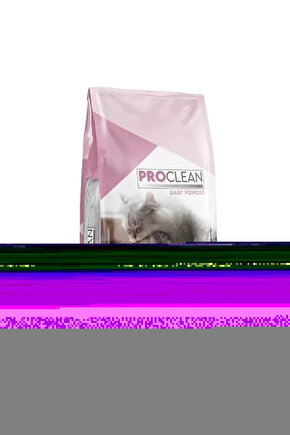 ProClean Bebek Pudra Kokulu Topaklanan Kedi Kumu İnce Taneli 10 Lt