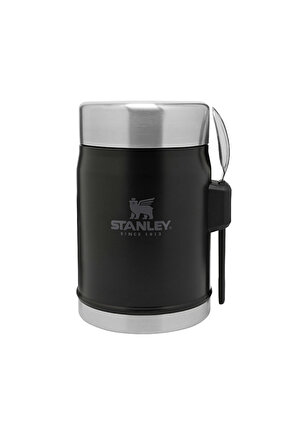 Classic Yemek Termosu Kaşıklı 0,4 L Siyah