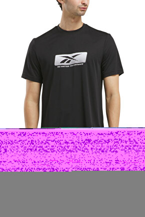 NO MATTER THE DIST GFX TE Siyah Erkek Kısa Kol T-Shirt