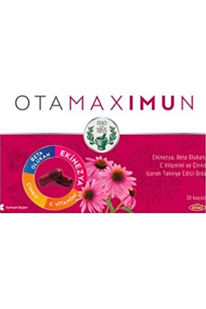 Otamaximun Beta Glukan Çinko C Vitamini 30 Kapsül 8699512849126