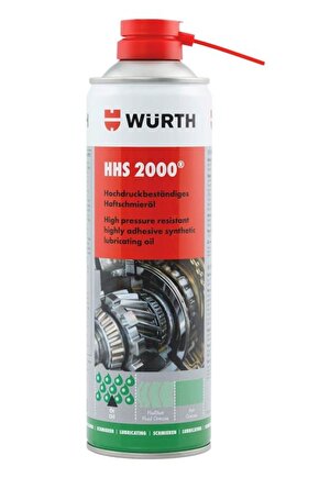 Hhs 2000-yağlama Spreyi 500ml Tutunma Özellikli Yağlayıcı