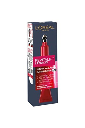 Revitalift Lazer X3 Yoğun Yaşlanma Karşıtı Bakım Göz