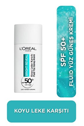BRİGHT REVEAL SPF 50+ ANTİ-DARK SPOT, SKİN BRİGHTENİNG FACİAL SUNSCREEN 50ML DEMBA2984
