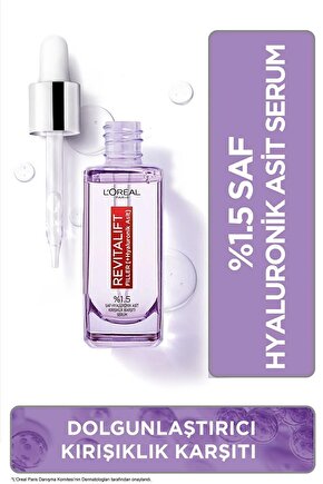 LOréal Paris Revitalift Filler %1.5 Saf Hyaluronik Asit Kırışıklık Karşıtı Serum 30 ml