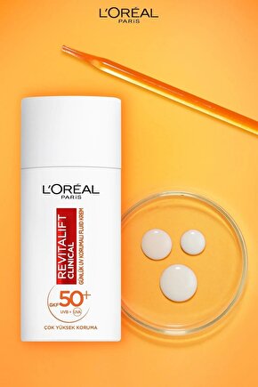 Revitalift Clinical Spf 50+ Günlük Yüksek Uv Korumalı Yüz Güneş Kremi 50 Ml