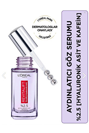 Loréal Paris Revitalift Filler Aydınlatıcı Göz Serumu %2.5 20ml