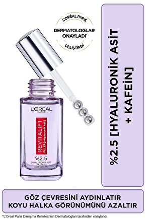 Loréal Paris Revitalift Filler Göz Serumu 20ml
