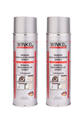 Winzol Şeffaf Renk Su Geçirmez Sızdırmazlık Sprey 2li Paket 500ML×2