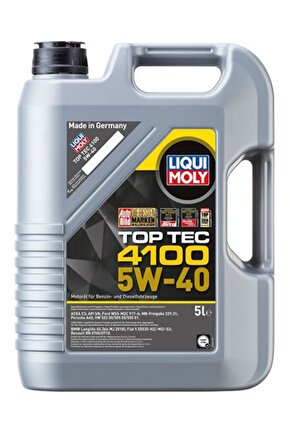 5w40 Motor Yağı Top Tec 4100 Tam Sentetik 5 Litre
