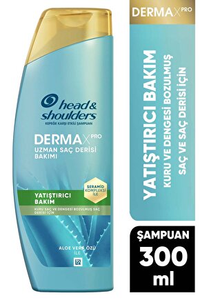 DermaXPRO Yatıştırıcı Kepek Karşıtı Şampuan Aloe Vera Özü ve Seramid ile 300ml