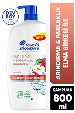 Arındırma&Parlaklık Kepeğe Karşı Etkili Şampuan 800 ml