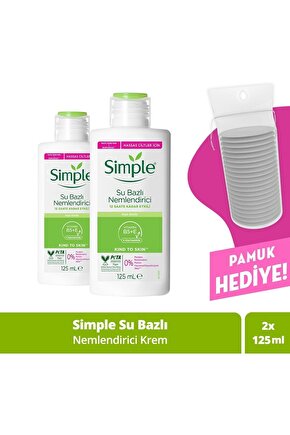 Kind To Skin Su Bazlı Nemlendirici Hassas Ciltler Için 125 ml Pamuk Hediye