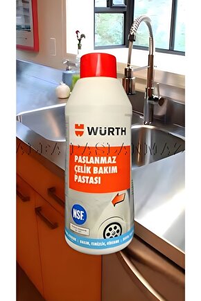Paslanmaz Çelik Yüzeyi Parlatma Temizleme Bakım Pastası 400 Ml