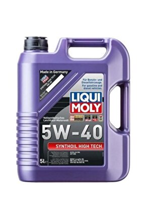 Synthoil High Tech 5w-40 5 Lt 1856 Üretim Yılı 012025