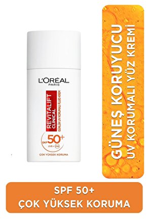 Revitalift Clinical Spf 50 Günlük Yüksek Uv Korumalı Yüz Güneş Kremi 50ml