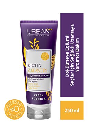 Biotin&keratin Dökülmeye Eğilimli Saçlara Özel Şampuan-vegan-250ml