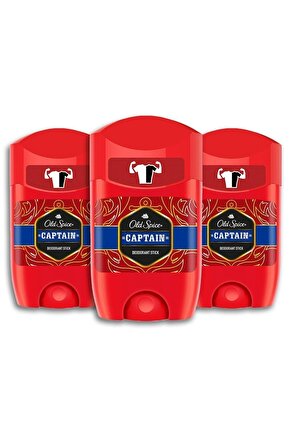 Deo Stick 50 ml Captain 3 Adet