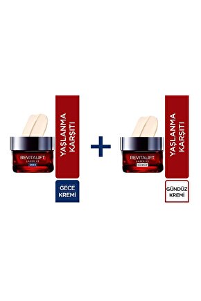 Loreal Paris Revitalift Lazer X3 Yoğun Yaşlanma Karşıtı Gece + Gündüz Bakım Kremi