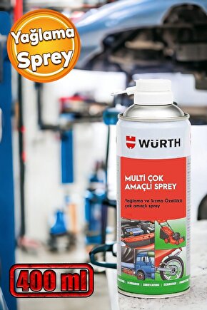 Yağlayıcı Yağlama Paslanma Koruyucu Multi Çok Amaçlı Sprey 400 ml Gıcırtı Pas Giderici